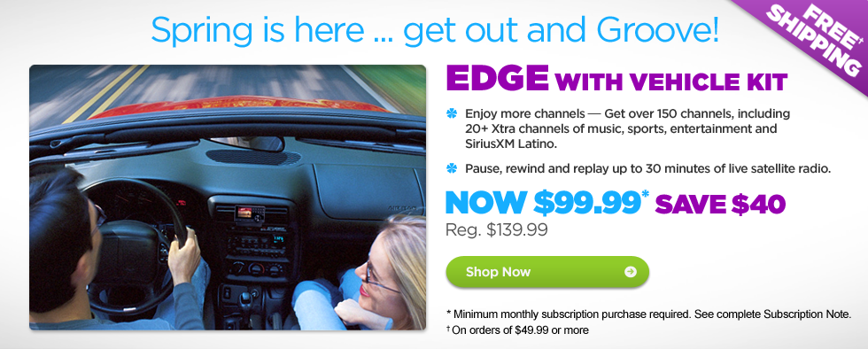 Spring is here...get out and Groove with Instant Savings!