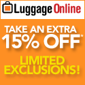 Take an Extra 15% Off - August 18-20, 2008 at LuggageOnline