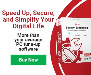 System Mechanic®. Clean, repair, and speed up your PC.