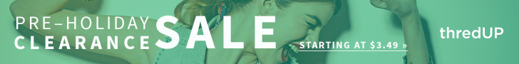 thredUP's Pre-Holiday Clearance Sale! Item's starting at $3.49