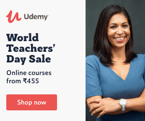 World Teachers’ Day Sale. Online courses from ₹ 455 udemy paid courses free