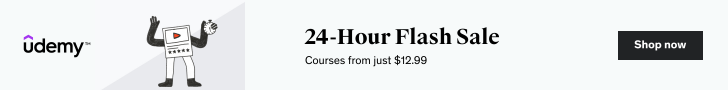 24-Hour Flash Sale. Courses from just $12.99.