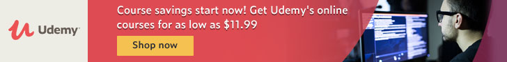 Course savings start now! Get Udemy's online courses for as low as $11.99
