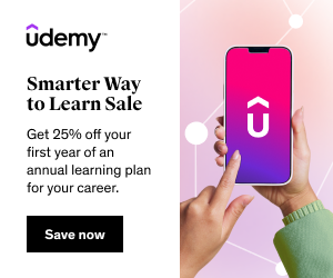 Udemy Personal Plan Banners